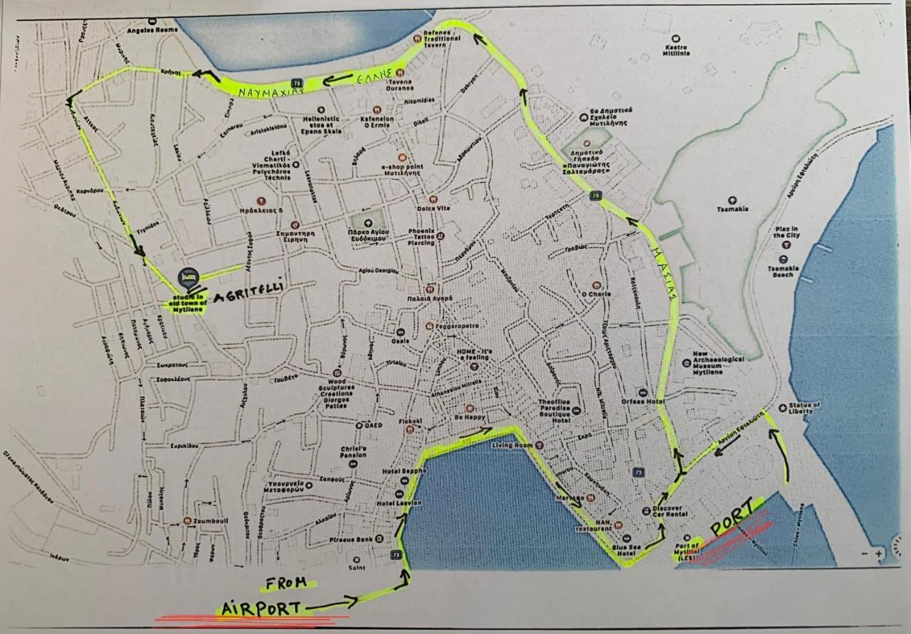 Studio In Old Town Of Mytilene 아파트 외부 사진